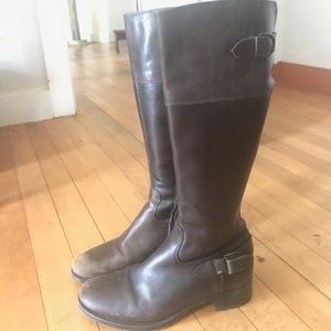 Aldo brown tall Leather Boots